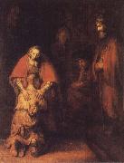 REMBRANDT Harmenszoon van Rijn The Return of the Prodigal Son oil painting on canvas